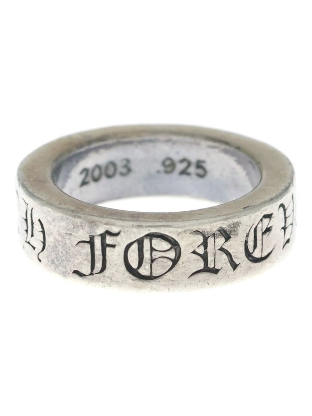 Chrome Hearts Spacer Forever Ring Silver